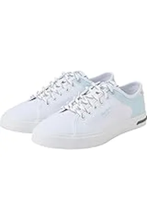Pepe Jeans Kenton Road Mix W, Zapatilla Sostenible, White, 25 EU
