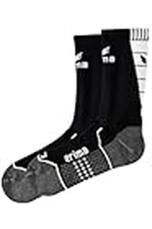 Erima 318609 Calcetines de Deporte, Unisex niños, Negro/Blanco, XS