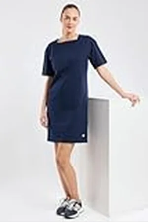 Armor.lux Robe Mi-Longue À Manches Courtes et Col Bateau Héritage Femme Vestido, , XXXXL para Mujer
