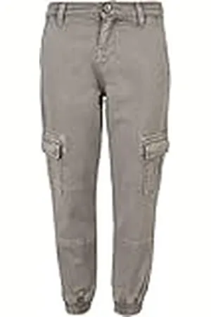 Urban classics Boys Washed Cargo Twill Jogging Pants Calzoncillos, , 110/116 para Niños
