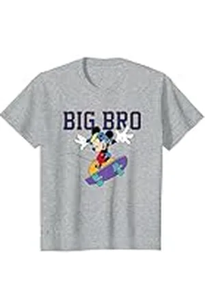 Disney Niños Mickey Mouse Big Bro Skate Camiseta
