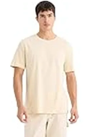 DeFacto Herren Basic Klassisches T-Shirt für Männer Camiseta, , XL Hombres