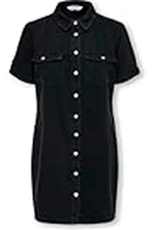 ONLY Onllisa S/S Dnm Dress Gua, , M Mujeres