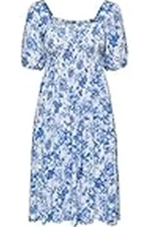 ONLY Onlstar Vienna S/S Smock Dress Wvn Vestido Smoky De Viscosa, , XS Mujeres