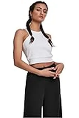 Urban classics Ladies Squared Short Top Camiseta Deportiva de Tirantes, , X-Large para Mujer