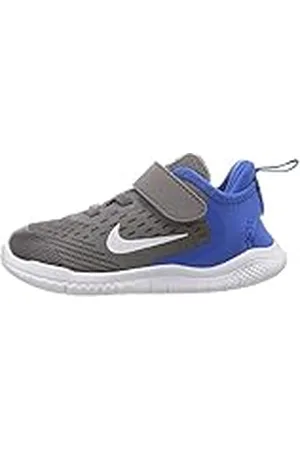 Nike Free RN 2018 (TDV), Zapatillas de Estar por casa Unisex niños, Multicolor (Gunsmoke/White/Signal Blue/Thunder Grey 005), 21 EU