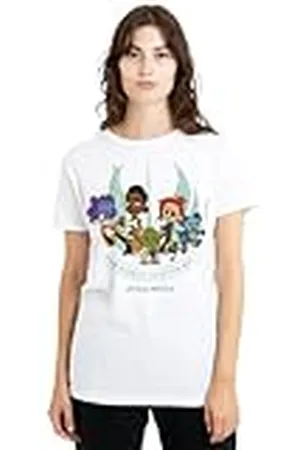 STAR WARS Young Jedi Adventure Force is with Us Ladies T Shirt, White Camiseta, , XL para Mujer