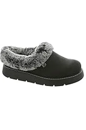 Skechers Keepsakes Lite Cozy Blend, Pantuflas Mujer, Black, 39 EU