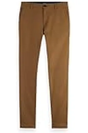 Scotch&Soda Seasonal Core-Mott Washed Cotton Blend Chino Pantalones, , 29W x 34L Hombres