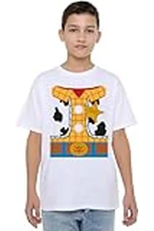Toy Story Woody Costume Unisex Kids T Shirt Camiseta, , 3-4 años para Niños