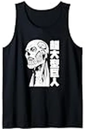 Attack on Titan Season 4 Colossal Titan con Kanji Camiseta sin Mangas