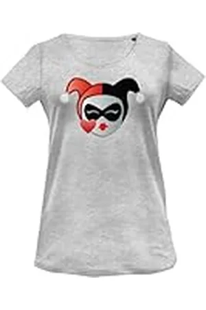DC Comics Originals Woquinots112 Camiseta, Gris Melange, S para Mujer