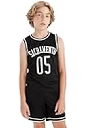 DeFacto Kinder Jungen Tank Top-Stylisches Und Bequemes Ärmelloses Shirt Für Aktive Kids Blusas, , 7-8 años para Niños
