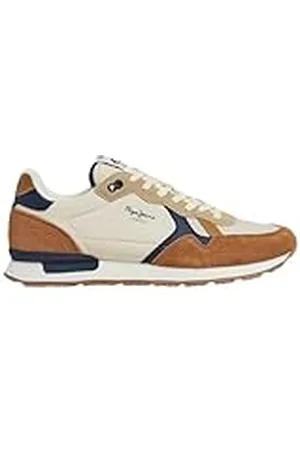 Pepe Jeans Brit Mix M, Zapatillas para Hombre, Marrón (Tobacco Brown), 11