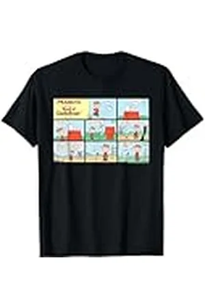 Peanuts Snoopy Charlie Brown Mejor Amigo Aventura Comic Strip Retro Camiseta