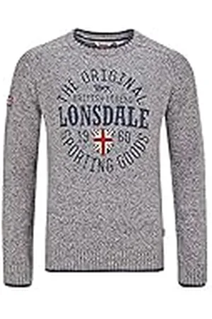 Lonsdale London London - Sudadera de Cuello Redondo para Hombre, Hombre, 114704, , XX-Large