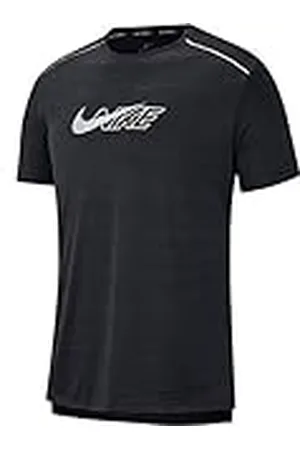 Nike M Nk DF Miler SS Flash NV Short Sleeve Top, Hombre, , S
