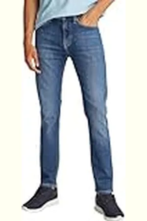 Calvin Klein Vaqueros Hombre Skinny elásticos, Azul (Denim Medium), 30W/30L