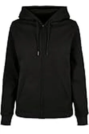 Build Your Brand Sudadera básica con Cremallera para Mujer Capucha, , M