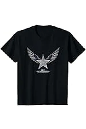 Marvel Niños Captain America Wings Camiseta