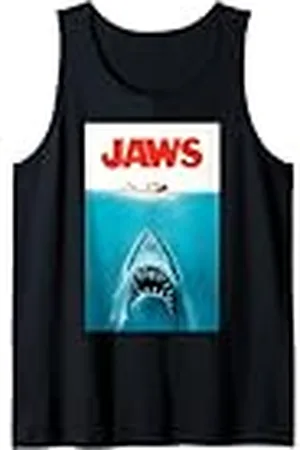 Jaws 50th Anniversary Poster Classic Front & Back Camiseta sin Mangas