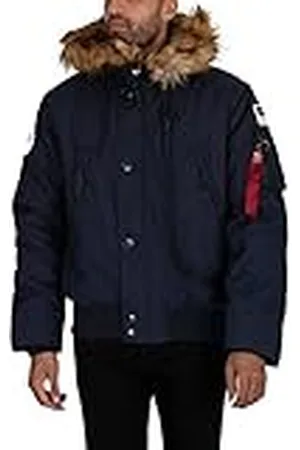 Alpha Industries Polar SV Chaqueta, Azul (Rep.Blue-07), L para Hombre