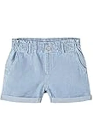 NAME IT Nkfbella HW Reg Dnm Pantalones Cortos 2717-ip Noos, , 158 cm para Niñas