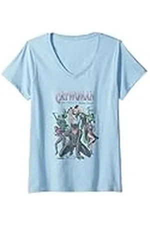DC Comics Originals Mujer Catwoman Feline Fatale Camiseta Cuello V