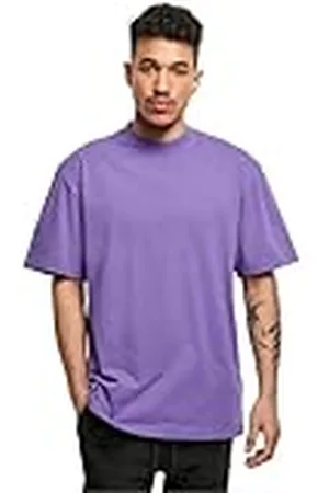 Urban classics Camiseta básica de Manga Corta de Hombre, Cuello Redondo Normal, de algodón Grueso, Largo Oversize, Distintos Colores, Tallas S-6XL