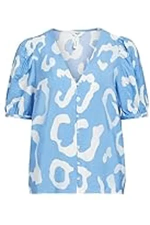Object Objjacira S/S V-Neck Top Noos Blusas, , 36 Mujeres