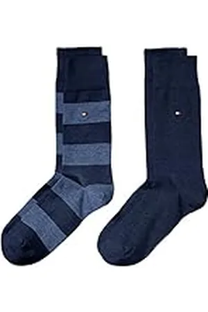 Tommy Hilfiger 342021001 Calcetines, Hombre, Azul (Jeans 356), 43/46 (Tamaño del fabricante:043)