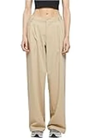 Urban classics Ladies Ultra Wide Pleat-Front Pants Pantalones, , W27 para Mujer