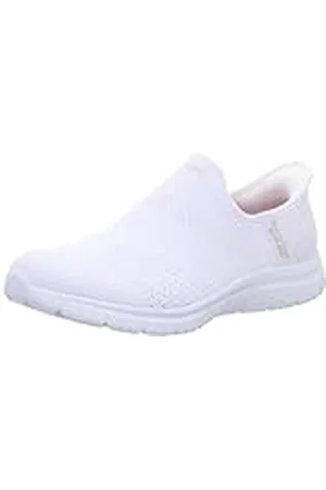 Skechers Virtue Sleek, Zapatillas Mujer, White, 39.5 EU