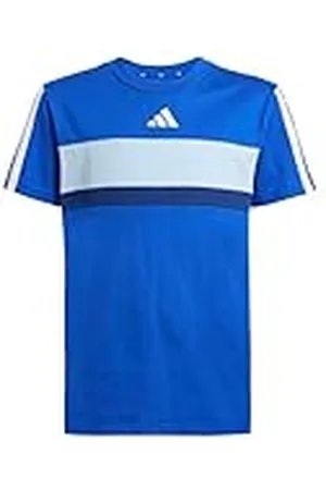 adidas Unisex niños Seasonal Essentials TIBERIO 3 Stripes T-Shirt, , 15-16 Years