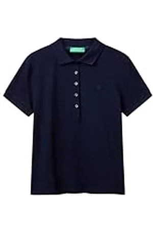 Benetton Maglia Polo M/M 3tqjd300w Camisa, , L Mujeres