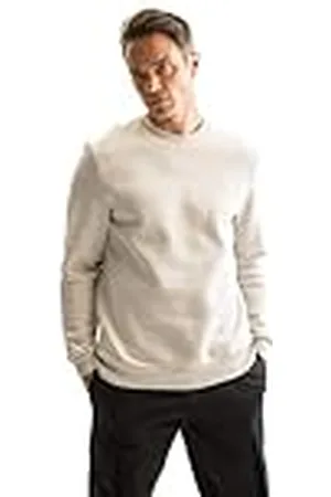 DeFacto Sweatshirts-Bequeme Sweatshirt Herren Pullover Sudadera, , L para Hombre