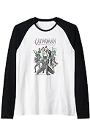 DC Comics Originals Catwoman Feline Fatale Camiseta Manga Raglan