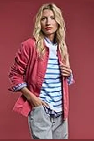 Armor.lux Veste Pêcheur Col Chemise en Coton Héritage Femme Chaqueta Pescador Cuello Camisa algodón Canvas Herencia Mujer, , XS