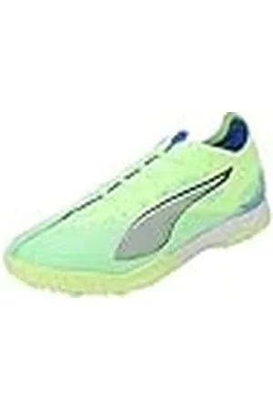 PUMA Ultra 5 Match TT, Soccer Shoe, Fizzy Apple White-BLUEMAZING, 37.5 EU