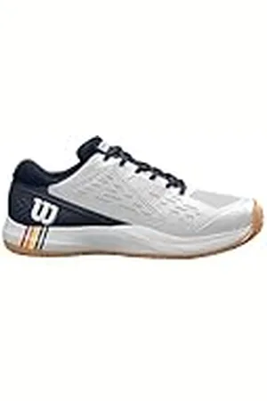 Wilson Rush Pro Ace Clay, Zapatillas de Tenis Hombre, White/Navy Blazer / Gum1a, 43 1/3 EU