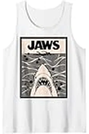 Jaws 50th Anniversary Poster Sepia Front & Back Camiseta sin Mangas