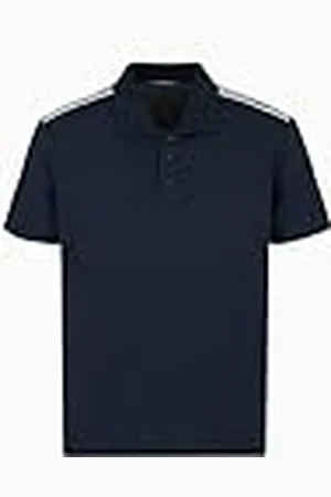 Emporio Armani Logo Tape Polo Beachwear Camiseta, , XL para Hombre