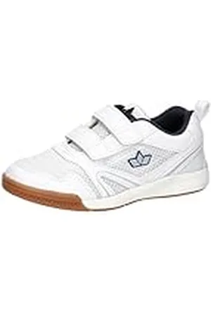 LICO Boulder V, Zapatillas de Interior Unisex niños, Weiss/Marine, 28 EU