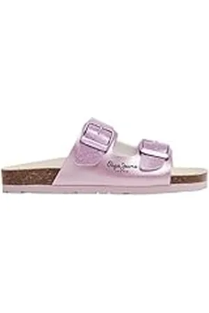 Pepe Jeans Oban Bay G Sandalias para Niñas, Rosa (Washed Rose Pink), 5.5