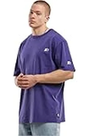 STARTER BLACK LABEL St401-starter Essential Oversize tee Camiseta, Lavada con ácido Morado, M Hombres