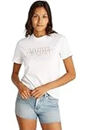 Calvin Klein Camiseta de manga corta Mujer Graphic Tee Regular Fit, Blanco (Brilliant White), S