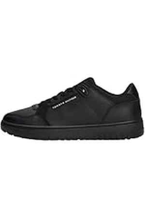 Tommy Hilfiger TH Basket Core Lite LTH Mix Fm0fm05518, Parte Superior Baja Hombre, Black (Black), 39 EU