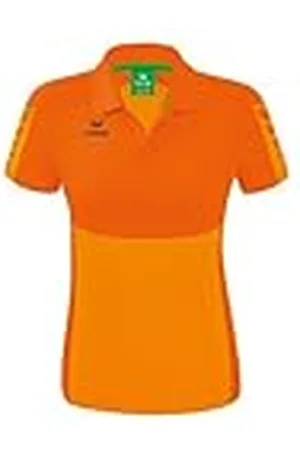Erima Mujer Six Wings Camisa Polo, New Orange, 44