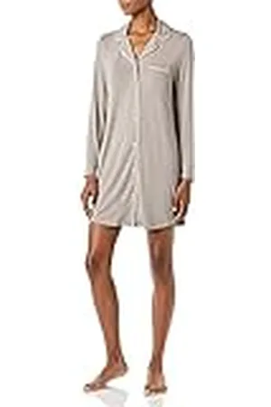 Amazon Camisa para Dormir Tipo Tubo (Disponible en Tallas Grandes) Mujer, , L