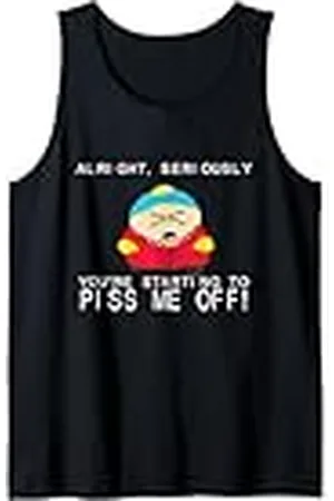South Park Dibujos Animados Cartman Enojarme Pixelado Camiseta sin Mangas